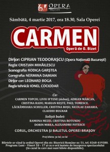 Carmen Opera Brasov - 4 martie 2017