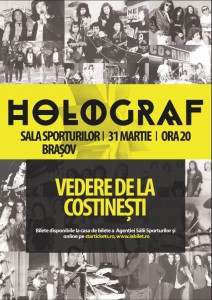 Concert Holograf Brasov 31 martie 2017, Sala Sporturilor